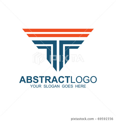 T letter logo design vector template - Stock Illustration [69591556 ...