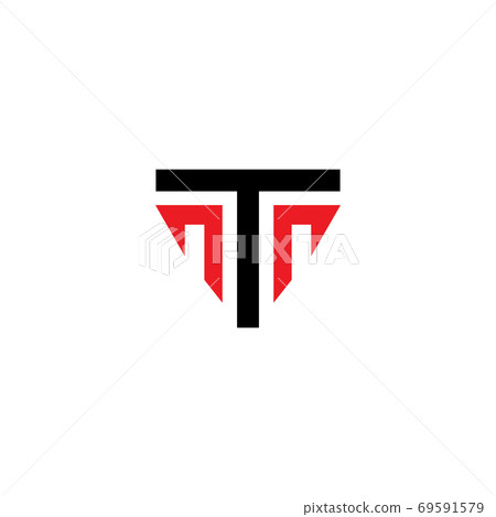 T letter logo design vector template - Stock Illustration [69591579 ...