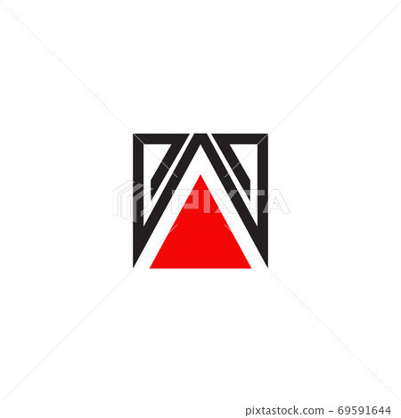 W letter initial icon logo design vector template - Stock Illustration ...