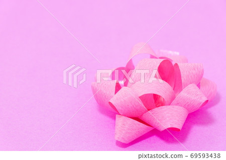 Ribbon background material pink 69593438