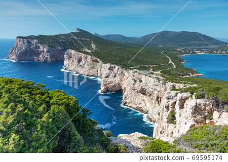Capo Caccia coastline in Sardinia Capo Caccia coastline in Sardinia 69595174