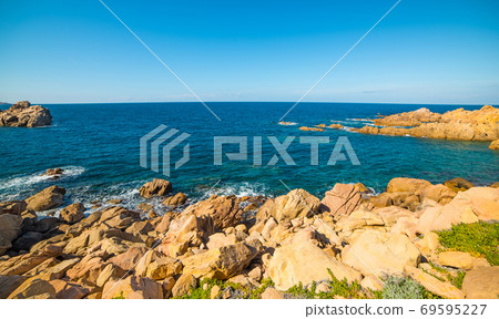 Clear sky over Costa Paradiso Clear sky over Costa Paradiso 69595227