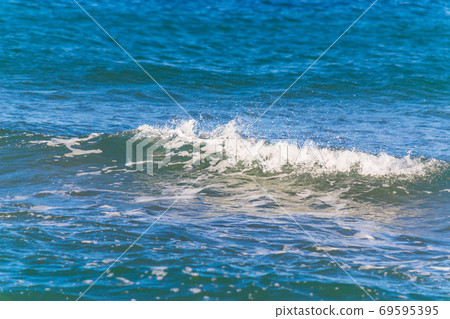 Blue sea and small wave Blue sea and small wave 69595395