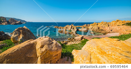 Yellow rocks in Costa Paradiso Yellow rocks in Costa Paradiso 69595464