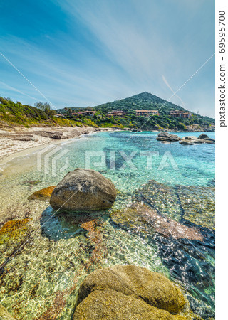 Rock in Cala Caterina beach Rock in Cala Caterina beach 69595700