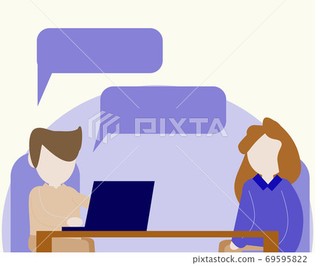 Job Interview question to candidate vector 69595822