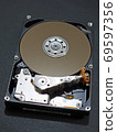 Hard disk contents (platter) Hard disk contents (platter) 69597356