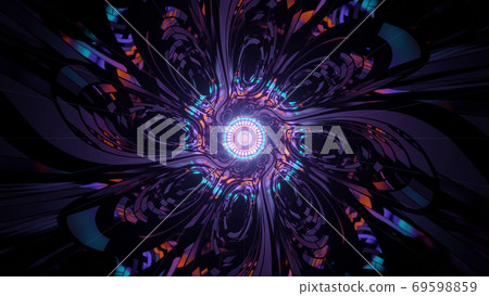 Endless Digital Vibrant Gash in Dark Force 4k uhd 3d illustration background Endless Digital Vibrant Gash in Dark Force 4k uhd 3d illustration background 69598859