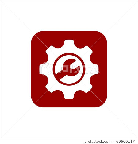 colorful gear illustration and setting vector colorful gear illustration and setting vector 69600117