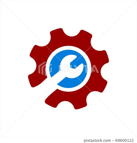 colorful gear illustration and setting vector colorful gear illustration and setting vector 69600122