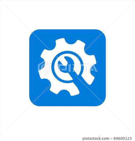 colorful gear illustration and setting vector colorful gear illustration and setting vector 69600123