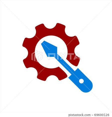 colorful gear illustration and setting vector colorful gear illustration and setting vector 69600126
