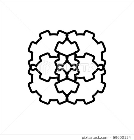 gear and settings vector icon gear and settings vector icon 69600134