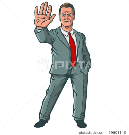 Vector illustration character portrait of businessman. Vector illustration Vector illustration character portrait of businessman. Vector illustration 69601148