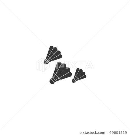 Shuttlecock icon vector design Shuttlecock icon vector design 69601219