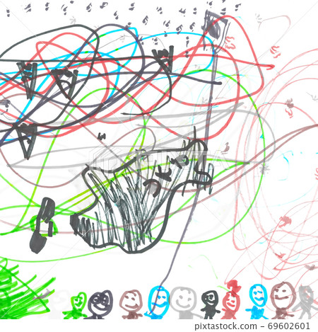 Graphic Kids Drawing 69602601