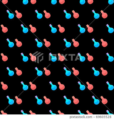 pattern with potion. The concept of witchcraft. pattern with potion. The concept of witchcraft. 69603528