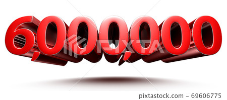 6 million red 3d. 6 million red 3d. 69606775