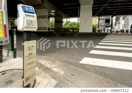 觸摸開關，用於人行橫道 69607212