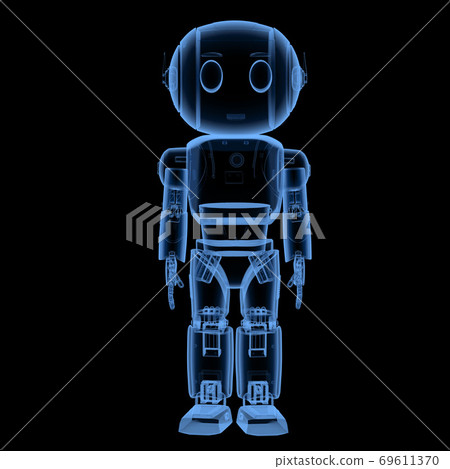 X-ray cute artificial intelligence robot X-ray cute artificial intelligence robot 69611370