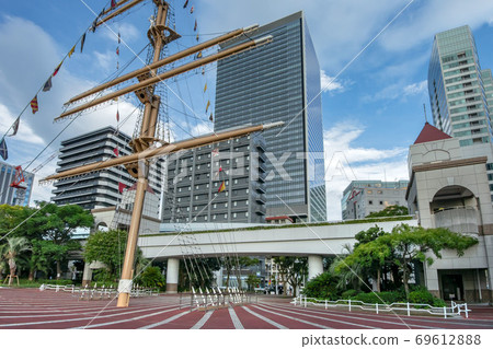 竹芝碼頭公園，東京港口城市竹芝住宅塔和百合鷗 69612888