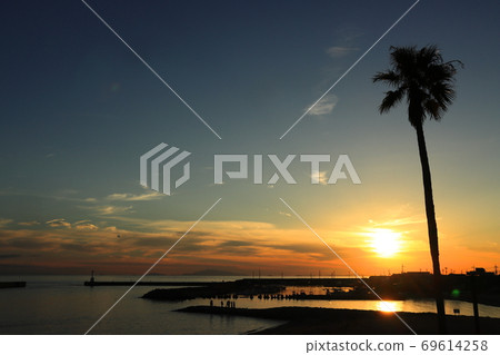 Taken on the coast of Akashi City, Hyogo Prefecture 69614258