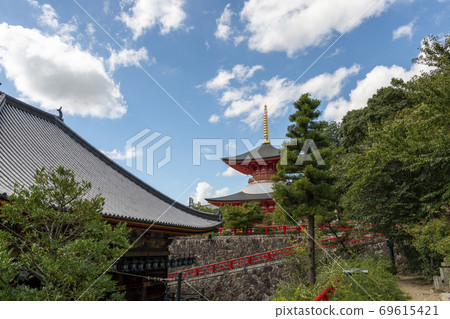 寶塚的中山寺本館和大京塔 寶塚的中山寺本館和大京塔 69615421