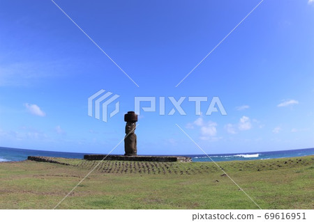復活節島,Moai雕像與眼睛,Afkoterik 復活節島,Moai雕像與眼睛,Afkoterik 69616951