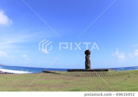 復活節島,Moai雕像與眼睛,Afkoterik 復活節島,Moai雕像與眼睛,Afkoterik 69616952