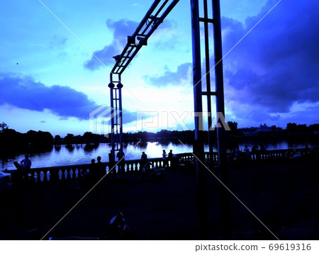 Very beautiful, attractive and dramatical sunset near lake .Very beautiful, attractive and dramatical sunset near lake . Very beautiful, attractive and dramatical sunset near lake .Very beautiful, attractive and dramatical sunset near lake . 69619316