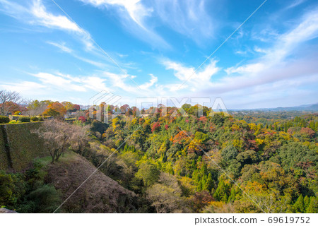 Autumn of Arajo Oka Castle Ruins 69619752