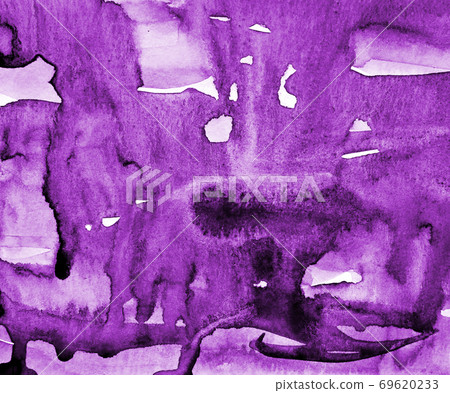 Abstract lilac watercolor on paper texture as background Abstract lilac watercolor on paper texture as background 69620233