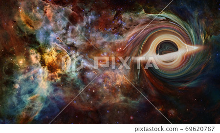 Black Hole Garagantua Interstellar. Elements of 69620787