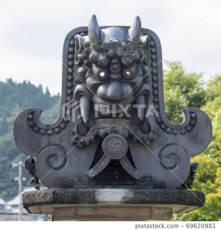 Onigawara in Onigawara Park in Oe Town, Fukuchiyama City 69620981