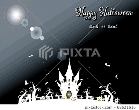 Halloween White Castle under the night sky Halloween White Castle under the night sky 69621616