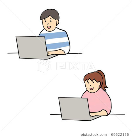 喜歡遠程辦公的上班族 69622156