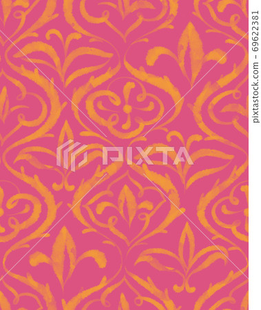 Art deco floral seamless pattern. 69622381