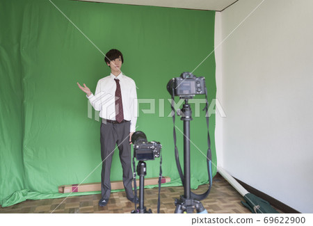 Chromakey工作室拍攝和現場分發圖像通用男性 69622900