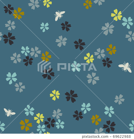 Vector botanical seamless pattern - Stock Illustration [69622988] - PIXTA