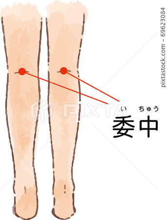 Hand-drawn style illustration of acupuncture points and acupuncture points Hand-drawn style illustration of acupuncture points and acupuncture points 69623084