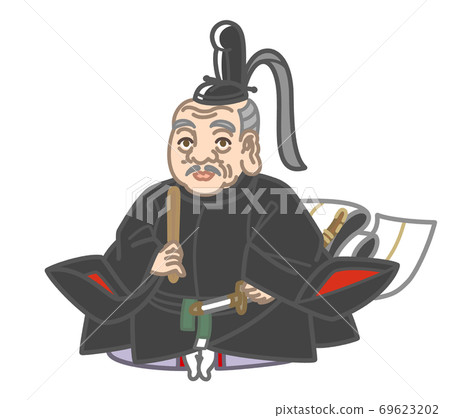 Ieyasu Tokugawa sitting statue 69623202
