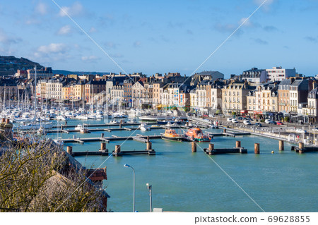 Dieppe city from Normandy, France 69628855