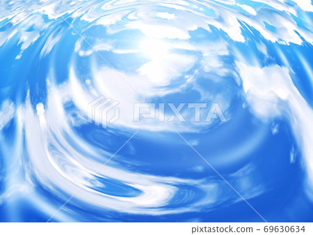 漣漪在水面上擴散 69630634