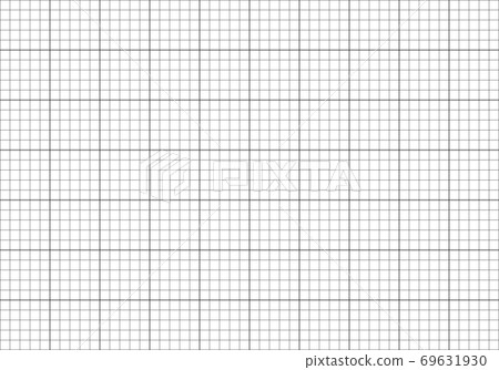 Background illustration of graph paper with thick lines (black line) 69631930
