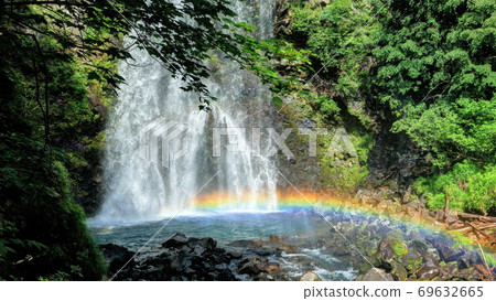 Rainbow over Zengoro Falls 69632665