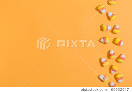 Halloween theme with candies Halloween theme with candies 69632947