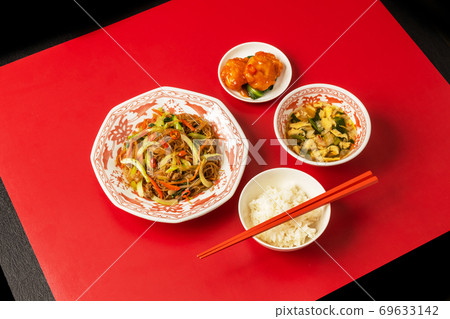 中國烹調可口中國食物小組照片 中國烹調可口中國食物小組照片 69633142