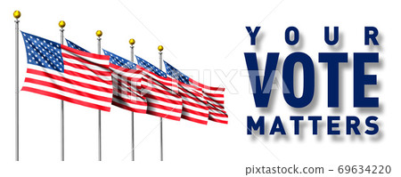 5 stars and stripes and vote 69634220