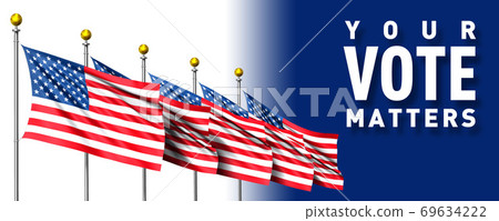 5 stars and stripes and vote2 69634222