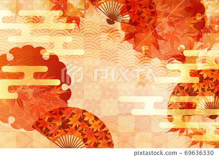 Autumn leaves maple autumn background 69636330